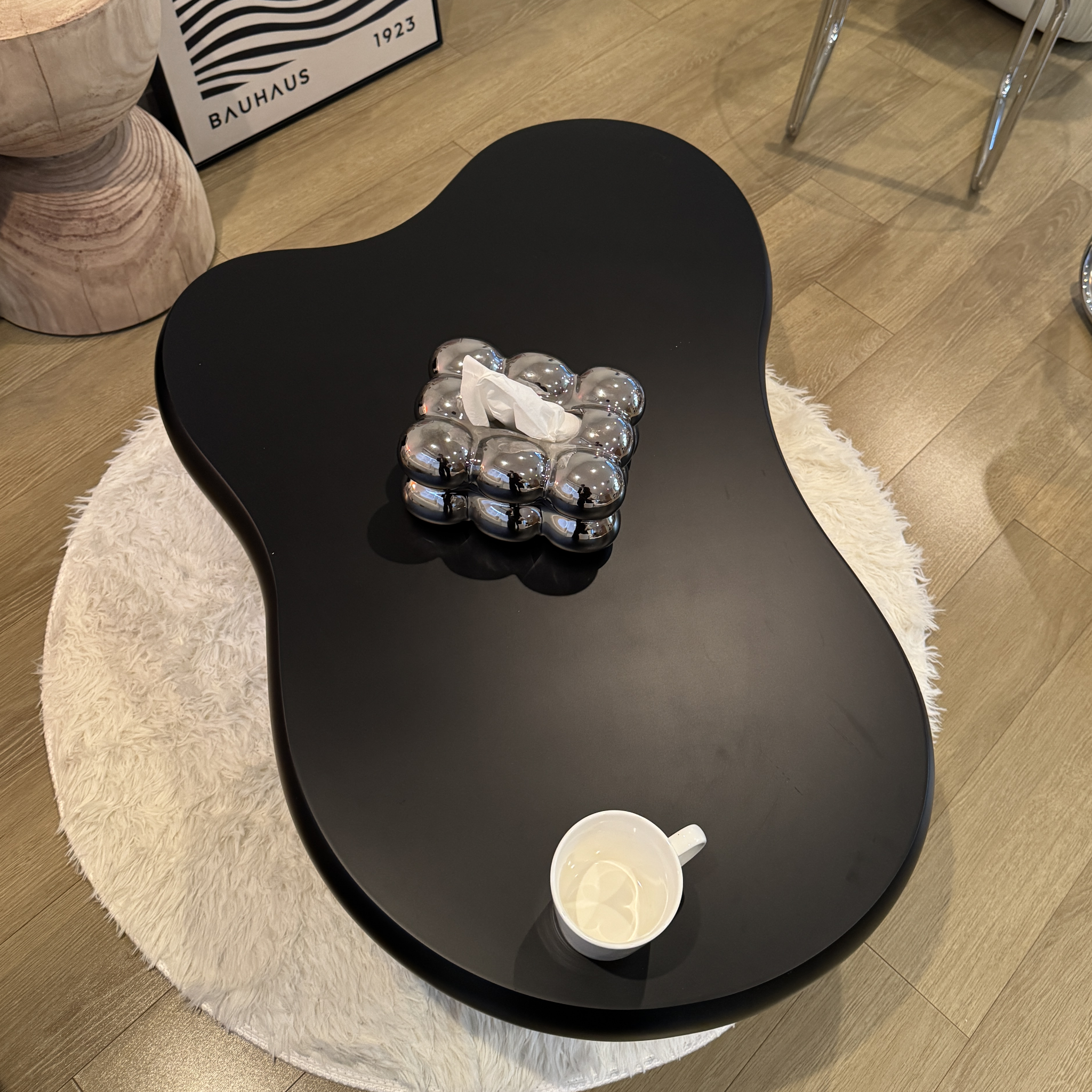 black coffee table
