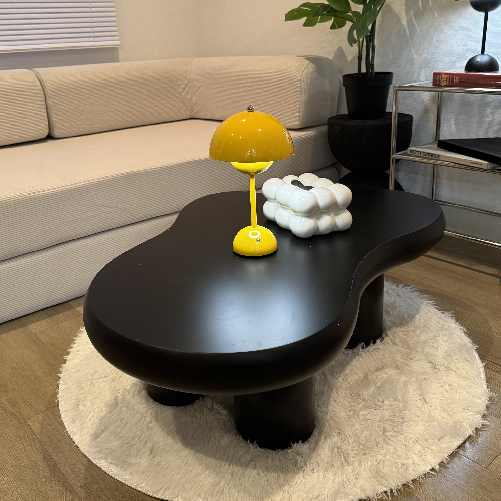 black coffee table